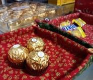 Decorated tray